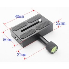 映象記號 80mm相機鋁合金快拆組 (三腳架 滑軌 穩定器適用) 實體門市, 1個