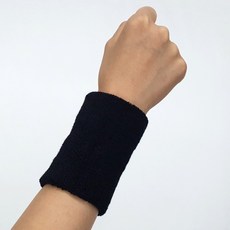 다온58 땀흡수 손목아대 10cm 블랙 조깅, 상세페이지 참조, 1개