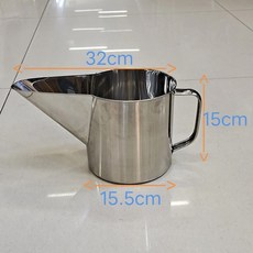 臺灣熱銷304不銹鋼蛋糕倒料壺分裝分配器鴨嘴壺蛋液烘焙器皿酒店工具ins風A1213, 304【蛋糕壺】, 1個