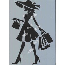 A40-0590 蝶古巴特 DIY 簍空模板 塗鴉繪畫模板, 1個