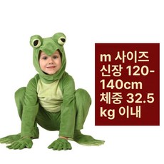 개구리의상 할로윈 코믹분장 동물탈 공연 연극복장 수트