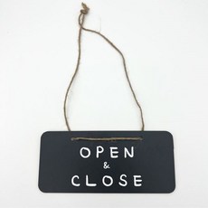 걸이형 블랙칠판 블랙 보드 팻말 POPphi6+4PBD