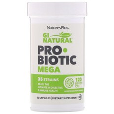 Natures Plus 1200億益生菌CFU膠囊, 1個, 30顆, 1罐