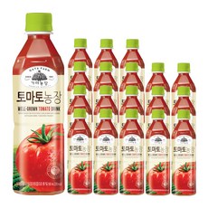 웅진 가야농장 토마토 주스, 500ml, 19개