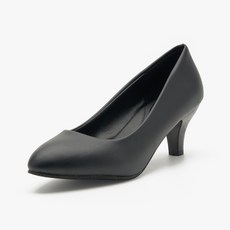 더웨이나인 여성 면접 검정 구두 5cm 정장 펌프스 승무원 수피