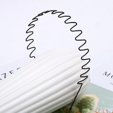 와이어 머리띠 얇은 철사머리띠 물결 헤어밴드 세안 공부 잔머리정리, 1개, 단일상품1