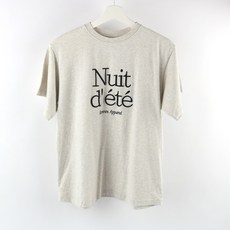 F / 론론 여성 자수 여름 반팔 코튼 티셔츠 C008P -470, 1개, 사진참고