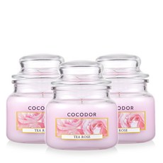 코코도르 스몰자 캔들, 티로즈, 95g, 3개