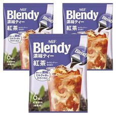 AGF 농축 홍차 실론티 단 맛 있음 포션 희석용 6개입, 3개