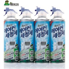 (형제)산도깨비 에어컨 세정제 업소용 가정용, 4개, 330ml