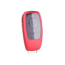 더조은셀러 벤츠 E C S 클래스 키케이스 키홀더 풀커버 클리어뷰, 벤츠 CV-02 - 레드