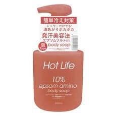 Pelican 핫 라이프 10% 엡솜 아미노 바디 솝, 1개, 500ml