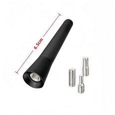 라디오 루프 마운트 블랙 길이 자동차 나사 차량용 안테나 미니 숏 차량, 1. Black