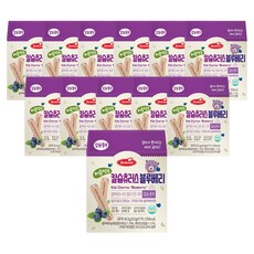 베베스트 처음먹는 칼슘 츄러스, 블루베리맛, 45.5g, 12개