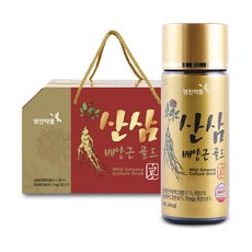 영진약품 산삼배양근 골드 홍삼 함유 프리미엄 활력 음료 선물용케이스, 100ml, 60개