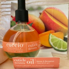 CUCCIO 指緣油 護甲油 芒果佛手柑 75mL, 1個