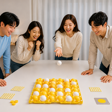 룸앤업 함께즐기는 가족 게임놀이세트 탁구공 빙고 보드게임, 1개