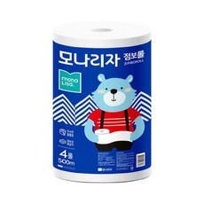 모나리자 1겹 점보롤 500m, 4개입, 1개