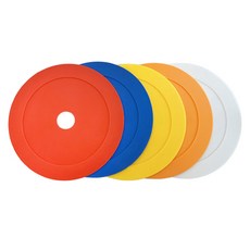 젤존 라운드마커 15cm 5개1세트/고무 납작콘 접시콘 원마커(6세트구매시 거치대증정), 1세트, 1개