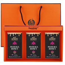 아임힐링 엔젯허니 마누카 꿀스틱 UMF10 뉴질랜드 천연 스틱 꿀 선물세트, 300g, 1개