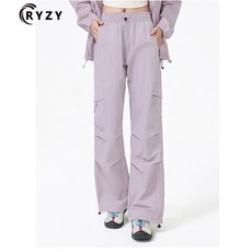 RYZY 冰絲闊腿工裝褲 防紫外線涼感