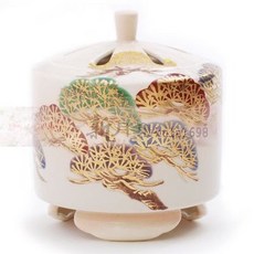 【新月集】金彩松香爐，清水燒2007年限量版，仁清名燒, 1個