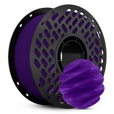 CaiLab 고강도 고탄성 PLA+ 3D 프린터 필라멘트 1.75mm 노즐 막힘 없는 선경 안정성 1kg | 뱀부랩 3D 프린터(P1S P2S A1 H2D등) 호환, 보라색, (PLA)
