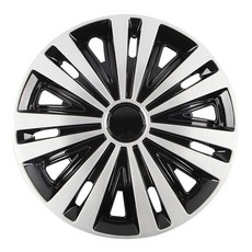 자동차 휠캡 휠커버 덮개 튜닝 타이어캡, 1개, 14인치 CL 실버블랙
