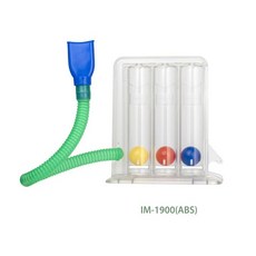 협성 인스피로메타 성인용 폐활량측정기 폐활량측정계 폐기능검사 호흡측정 IM-1900, 1개, 투명