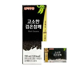 삼육 검은 참깨 두유 190ml 24입 박스 24개입 요양원간식 수험생간식