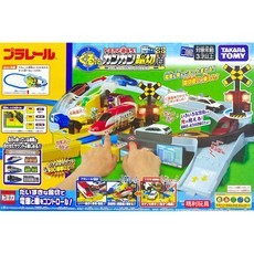 PLARAIL 鐵道王國 新平交道 迴轉車道組 (TOMICA聯動場景) TP94987, 1個