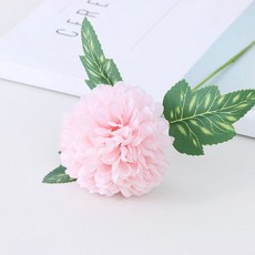 인테리어 장식 국화꽃조화 산소꽃 성묘 한송이조화, 1개, 07.연살구