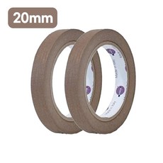유로피안 이태리 종이 마스킹 테이프 갈색 브라운 20mm, 2개