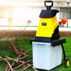 건초 목재 가축 사료 풀 이동식 절단기, 2500W 가지치기기계+50m선+수거백