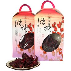 花東名產洛神花乾花，天然風乾，無添加，泡茶入菜皆宜, 1個, 紅色
