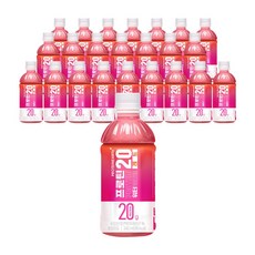 프로틴어스 프로틴20 워터 레드, 24개, 340ml