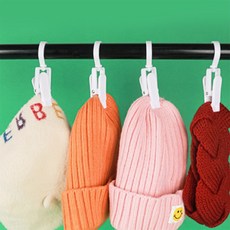 은공이네 모자 정리 집게 아기모자정리, 화이트, 1개, 화이트