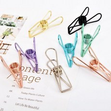 레트로 컬러 물고기 클립(소) 집게 클립핀 페이퍼 철클립 왕집게 봉지 다용도 고정, 1개, 1매입