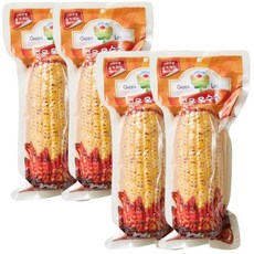 그린라이프 간편하게 즐겨먹는 숯불에 구운옥수수 싱글콘 300G, 4개