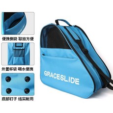 GRACESLIDE 升級加厚三層網格輪滑包, 藍色, 1個