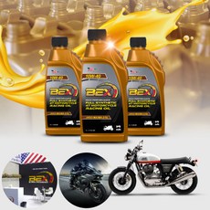 인터셉터 650 오토바이용 4T 벡스 10W40 합성엔진오일 1L, 1개