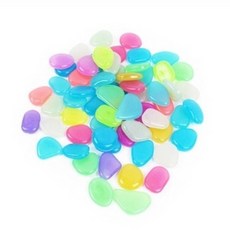 해피 야광돌 200p 색자갈 라스톤 화분자갈 조경돌, WFJFV5R_ONE_COLOR／FREE