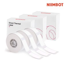 시노링크 프리픽 라벨지 세트 NIIMBOT D11 D110 D101 H1S 님봇 라벨프린터 전용, A02. 화이트12x30 [3롤세트]