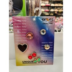 크록스 10013682 스타터 !!체리금속5팩 지비츠