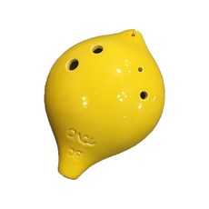 TNG 陶笛 6孔 低音 C調 黃色 - 音色渾厚，初學者適用, 1個