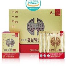 (농협홍삼) 황풍정 홍삼액 골드 80ml x 30포 / 홍삼근 100%, 30개
