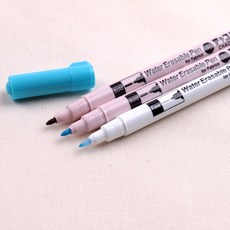 차코 원단용수성펜 챠코 초크펜 원단펜, 1개, 차코 수성펜 블루 굵은펜