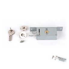 [투마누] 유리문잠금장치 현관문열쇠 유리시건장치 미아키