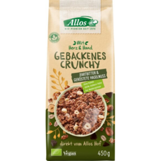 Allos 알로스 하트 앤 핸드 비건 다크 초콜릿 너트 뮤즐리 450g, 1개