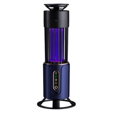 USB充電三合一滅蚊燈, 藍色 USB直插版